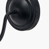 Ari Black Metal Curved Arm Wall Light