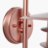 Centauri Copper Metal and Opaque Glass Wall Light
