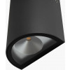 Hydra Dark Grey Metal Rounded Outdoor Dual Wall Light