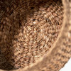 S/3 Seagrass and Water Hyacinth Natural Round Baskets