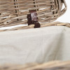 Tobs S/2 Grey Kubu Rectangular Linen Baskets with Handles