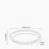 Natural Rattan Round Basket Tray