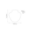 Seagrass Natural Urn Shaped Basket