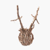 Vine Reindeer Head Decoration 30cm