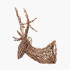 Vine Reindeer Head Decoration 30cm