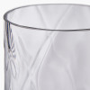 Clear Glass Optic Vase Medium