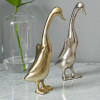 Gold Metal Duck Ornament