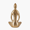 Gold Metal Sitting Yoga Pose Ornament