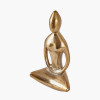 Gold Metal Sitting Yoga Pose Ornament