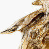 Gold Metal Horse Head Ornament