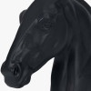 Black Metal Horse Head Ornament