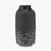 Etna Black and White Glass Vase