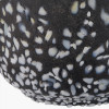 Etna Black and White Glass Vase