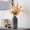Etna Black and White Glass Vase