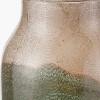 Valtellina Brown and Green Glass Vase