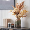 Valtellina Brown and Green Glass Vase