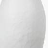 Eirene White Textured Stoneware Vase
