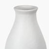 Eirene White Textured Stoneware Vase
