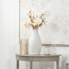 Eirene White Textured Stoneware Vase