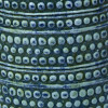 Theano Dot Design Blue Glaze Vase