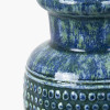 Theano Dot Design Blue Glaze Vase