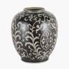 Florentine Grey and White Ceramic Vase