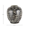 Florentine Grey and White Ceramic Vase