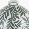 Laurel Olive Leaf Ceramic Vase