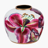 Laelia Pink Lily Ceramic Urn Vase