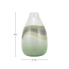 Juno Sage and Mist Ombre Glass Vase