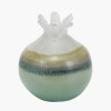 Juno Sage and Mist Ombre Glass Bud Vase