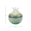 Juno Sage and Mist Ombre Glass Bud Vase