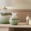 Juno Sage and Mist Ombre Glass Bud Vase