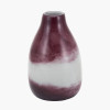 Juno Deep Plum Ombre Glass Vase