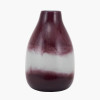 Juno Deep Plum Ombre Glass Vase