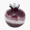 Juno Deep Plum Ombre Glass Bud Vase