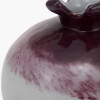 Juno Deep Plum Ombre Glass Bud Vase