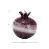 Juno Deep Plum Ombre Glass Bud Vase