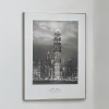 Monochrome Hong Kong Print with Silver Frame
