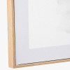S/2 Natural Abstract Canvases with Natural Frame