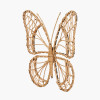Natural Rattan Butterfly Wall Art Medium