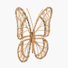 Natural Rattan Butterfly Wall Art Medium