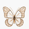Natural Rattan Butterfly Wall Art Medium