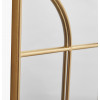 Gold Metal 2 Section Arch Wall Mirror