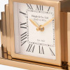 Gold Metal Art Deco Table Clock