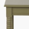Heritage Olive Pine Wood Accent Table