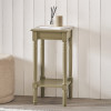 Heritage Olive Pine Wood Accent Table