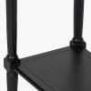 Heritage Black Pine Wood Console Table