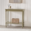 Heritage Olive Pine Wood Console Table