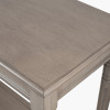 Heritage Taupe Pine Wood Console Table